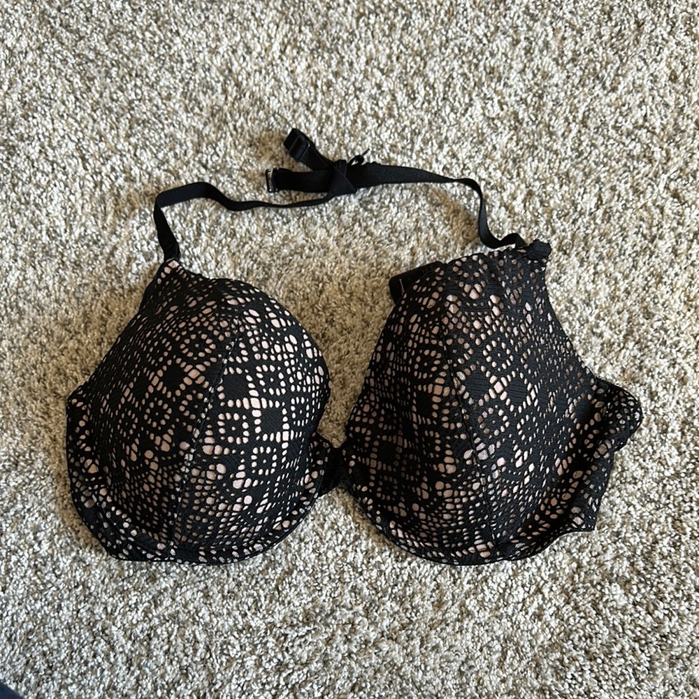 Elegant Black Lace Bra